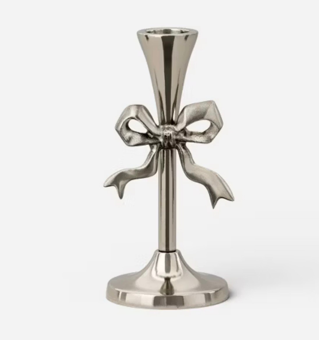 Valentine's Day Bow Taper Candle Holder Silver - Threshold™ 

#LTKHome #LTKFindsUnder50 #LTKdayinmylife