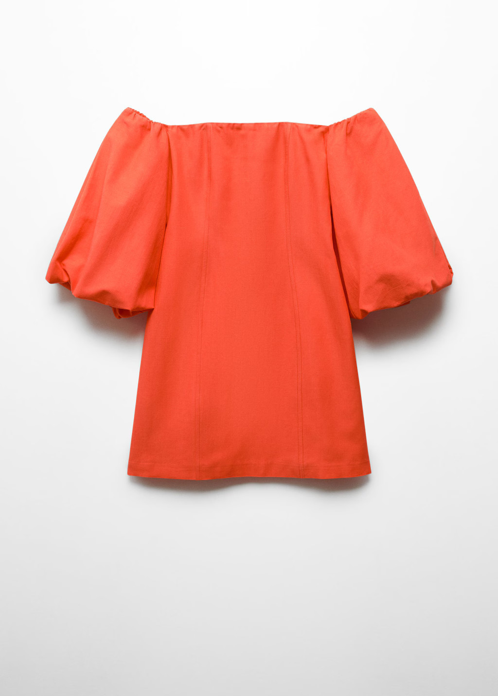Puffed sleeves dress -  Women | Mango USA | MANGO (US)