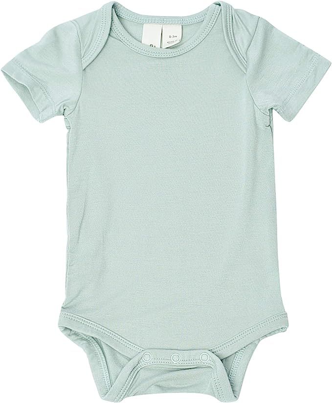 Amazon.com: KYTE BABY Short Sleeve Unisex Baby Bodysuits Made from Soft Bamboo Rayon Material: Cl... | Amazon (US)