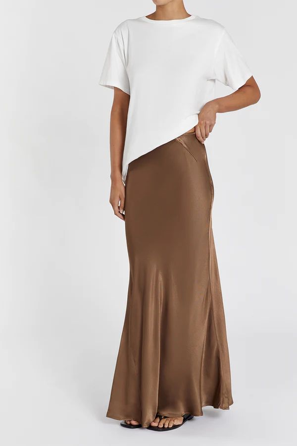 CHARLI COCO SATIN MAXI SKIRT | DISSH