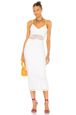 AFRM X REVOLVE Markus Dress in Blanc from Revolve.com | Revolve Clothing (Global)