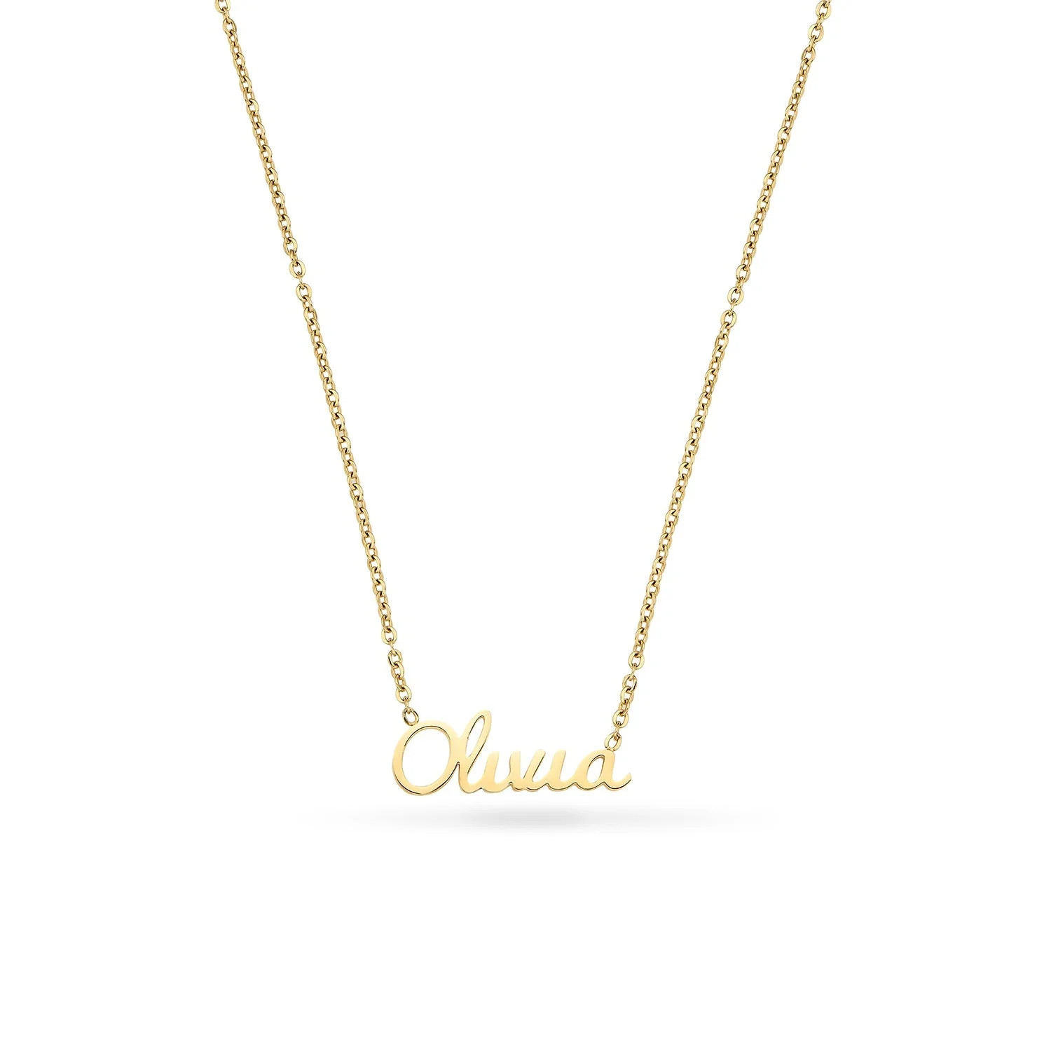 Cursive Name Necklace (Gold) | Abbott Lyon