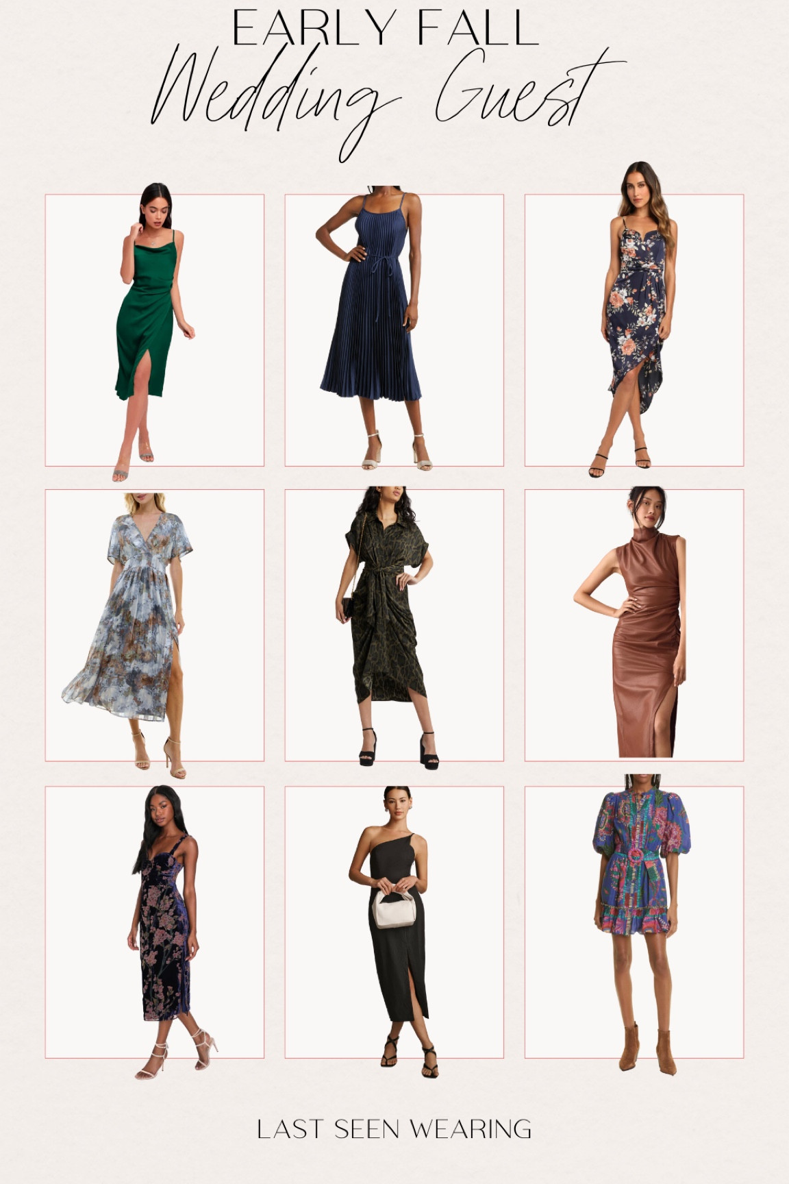 Early Fall Wedding Guest 

#LTKSeasonal #LTKwedding #LTKFind