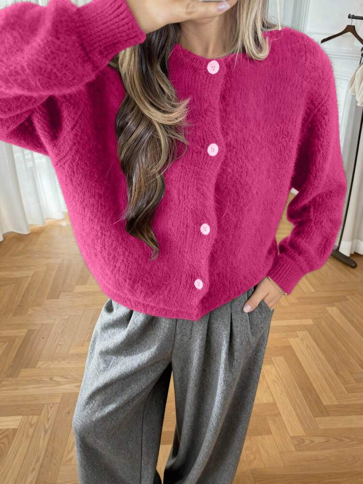 Fuchsia vest  | SHEIN