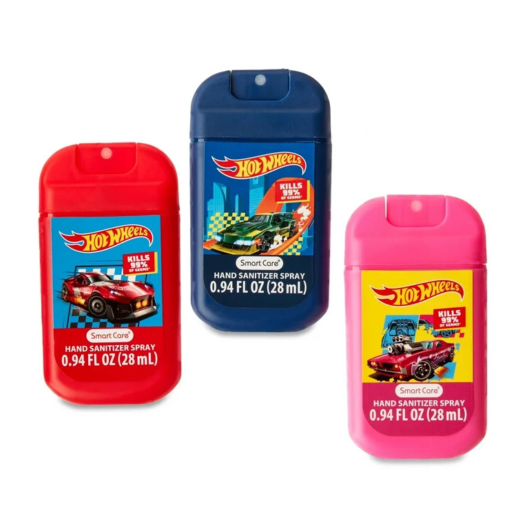 Smart Care Hot Wheels Hand Sanitizer Spray for Children, 3 Pack - Walmart.com | Walmart (US)