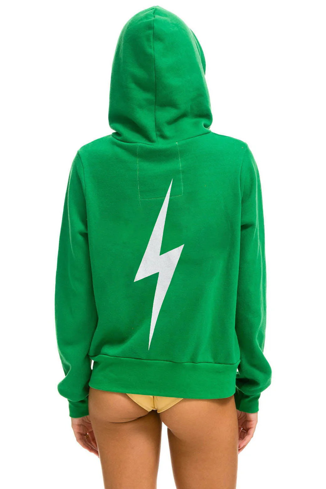 BOLT HOODIE - KELLY GREEN // WHITE | Aviator Nation