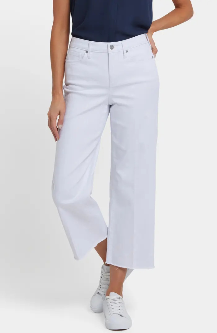 Coco High Waist Crop Wide Leg Jeans | Nordstrom
