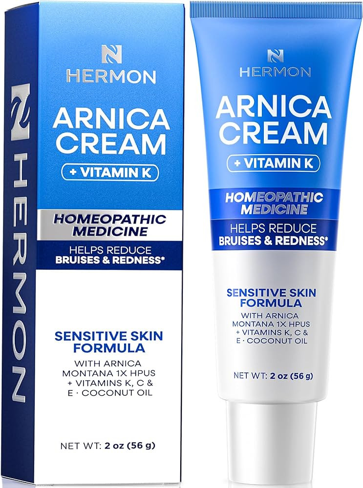Hermon Arnica Bruise Cream with Vitamin K: Sensitive Skin & Face Formula for Bruising, Swelling &... | Amazon (US)