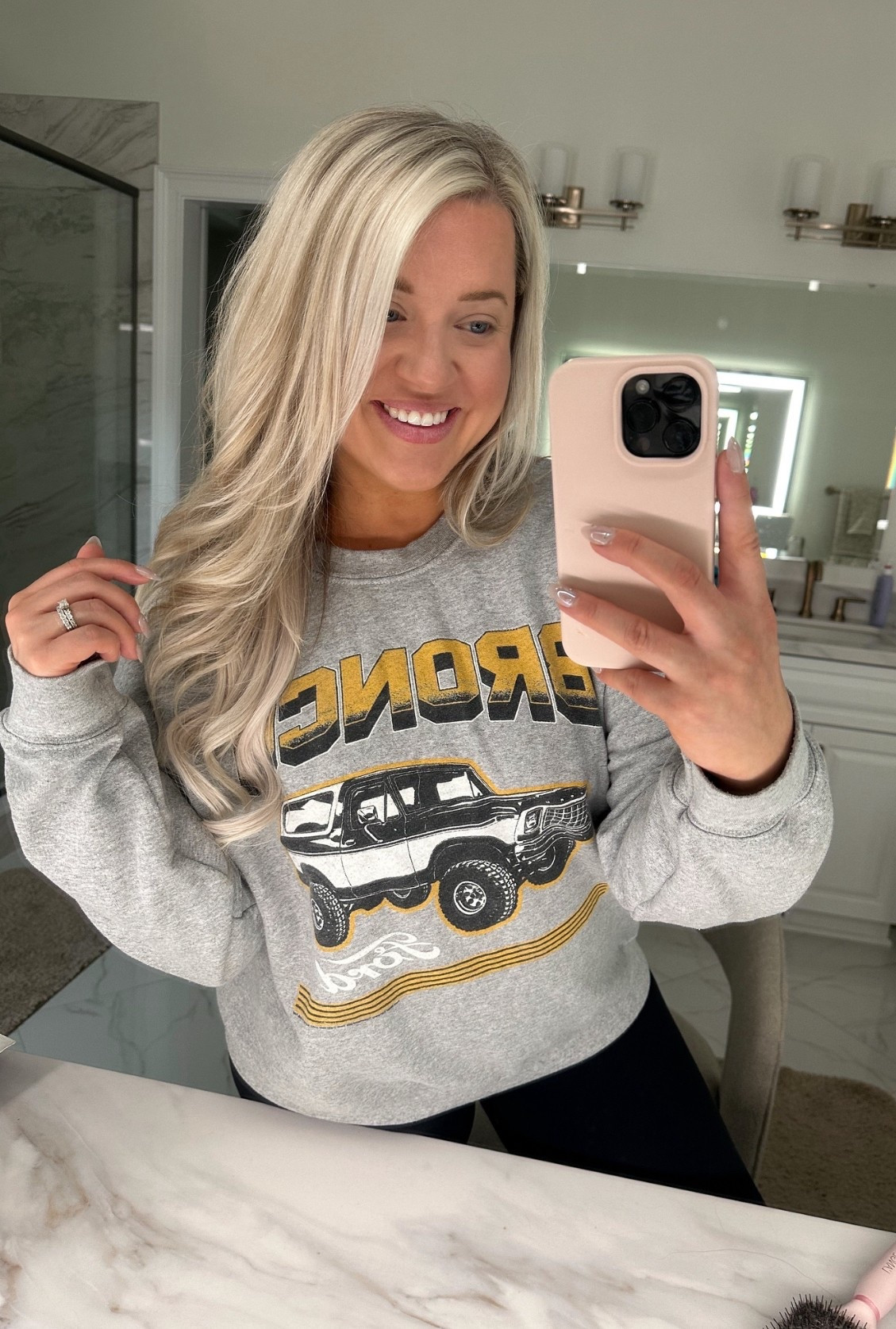 Today’s cozy Tuesday look is brought to you by my favorite tinted moisturizer (with SPF) ever and my favorite Bronco sweatshirt from Er! I’ve been using this tinted moisturizer for about 2 years+ now and it’s the BEST! Linking my fav Bronco apparel too for all the other Ford girlies! 🚙🩵 Also, check Altard State because that’s where this one is from and they have the cutest Ford clothing sometimes! 

#LTKBeauty #LTKFindsUnder50