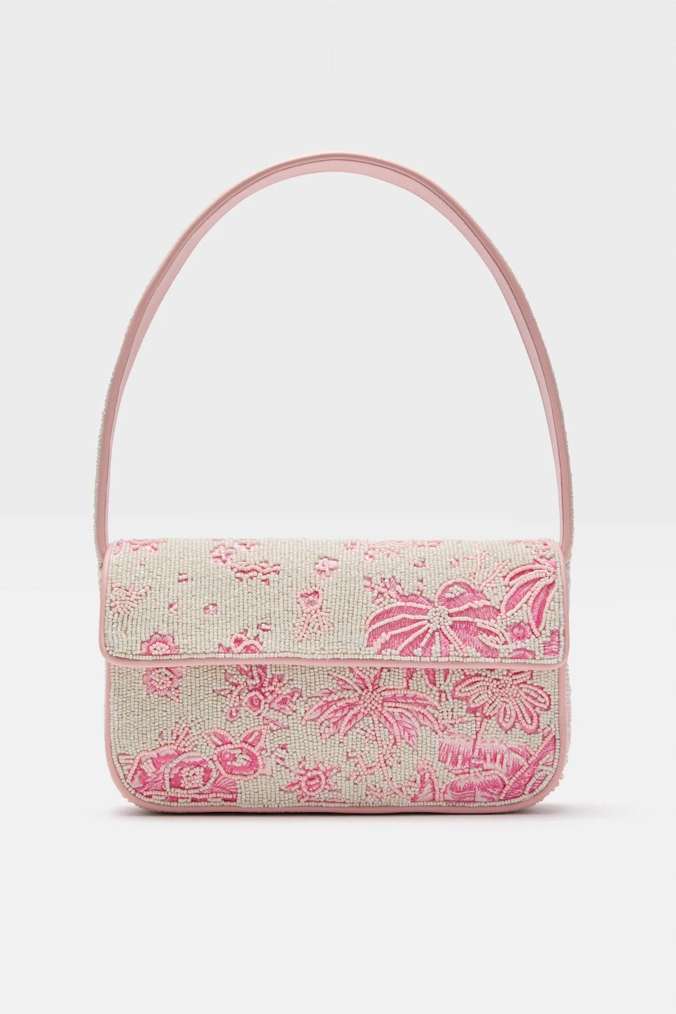Cherry Blossom Toile Tommy Beaded Bag | Tuckernuck (US)