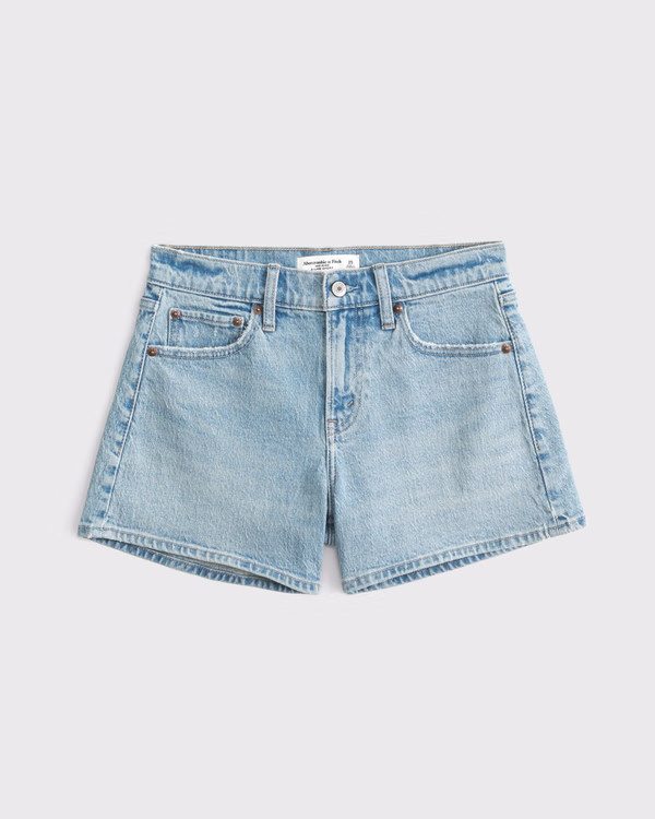Mid Rise A-Line Short | Abercrombie & Fitch (US)