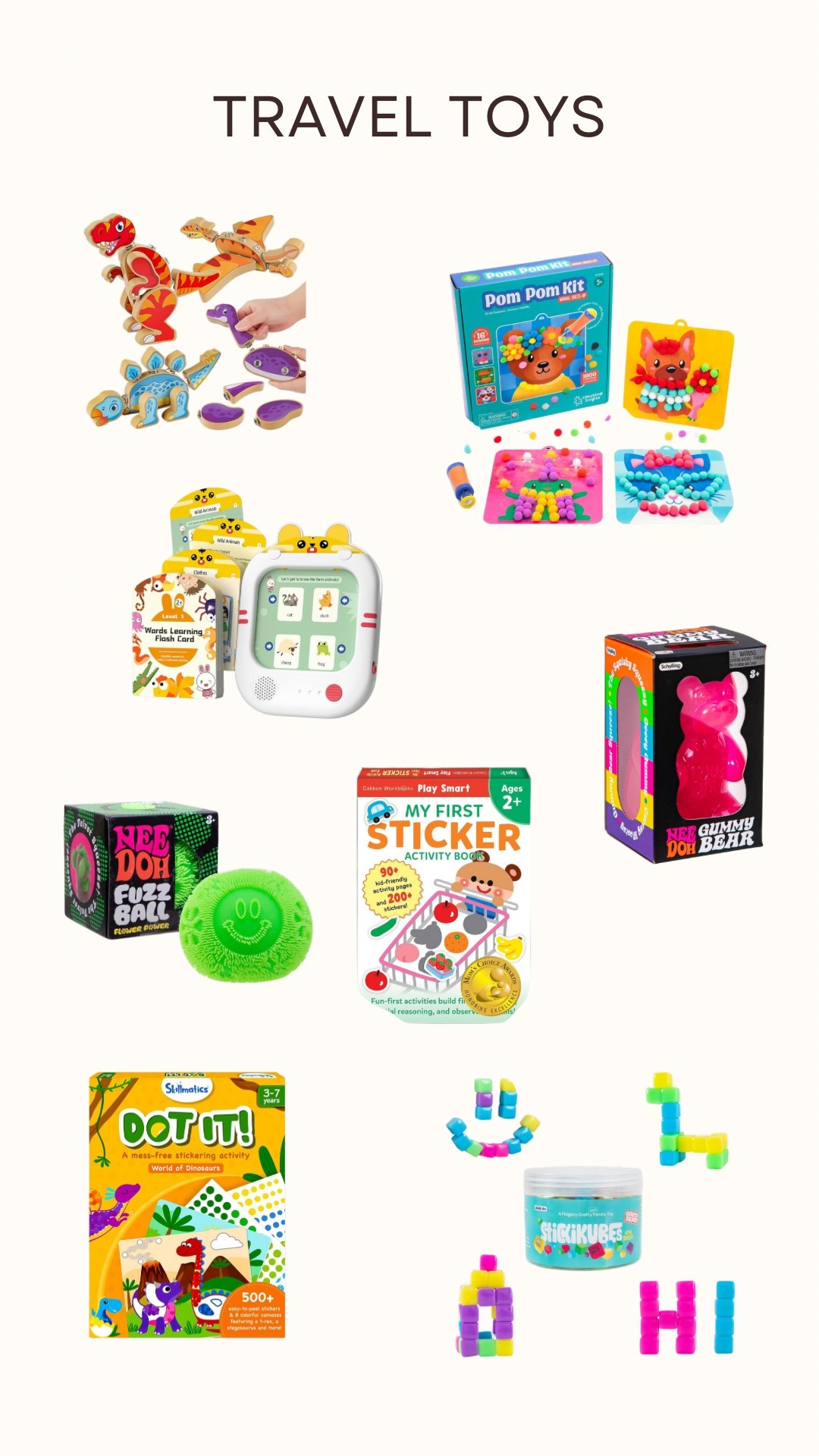 Travel toys I’m getting for the kiddos for the plane! Some of these are our tried and true!

#LTKGiftGuide #LTKTravel #LTKKids