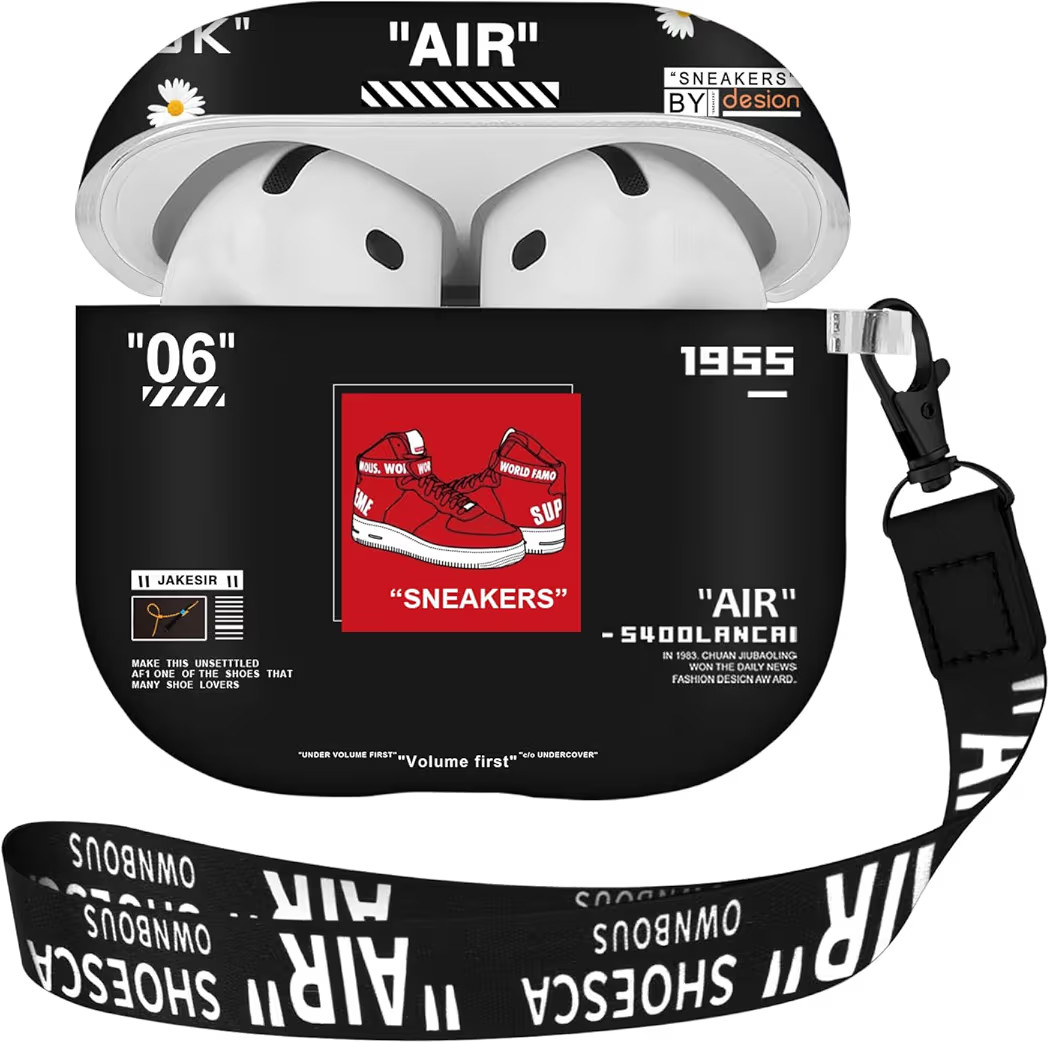 for Apple Airpods 4th Generation Case Cover(2024), Protective TPU Soft Cases Cover Rugged for Air... | Amazon (US)