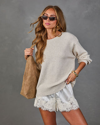 Honey Darling Knit Sweater Natural / M | VICI