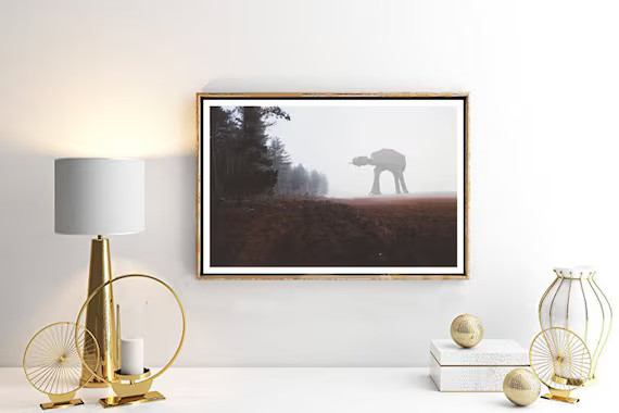 At-at Photo Star Wars Wall Art Printable Start Wars Poster - Etsy | Etsy (US)