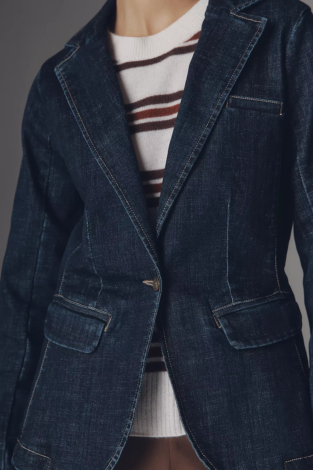 Dear John Minah Denim Blazer | Anthropologie (US)