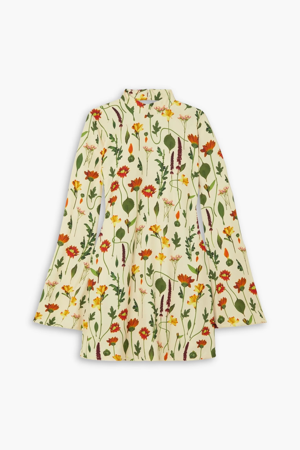 Sur Primavera floral-print silk-twill mini dress | The Outnet (UK and Europe)