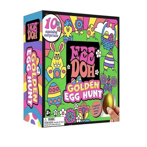 Nee Doh 2026 Easter Golden Egg Treasure Hunt Mystery 10-Piece Set (1 PC) | Amazon (US)