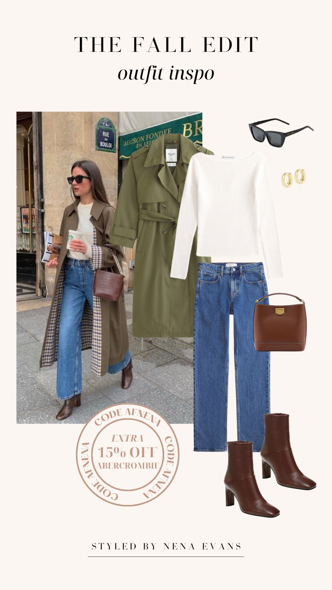 Use code AFNENA to save 15% off Abercrombie! ✨



Fall outfit inspo 
Fall fashion 
Pinterest outfit 
Abercrombie outfit 
Abercrombie sale #LTKfindsunder100 #LTKstyletip

#LTKSeasonal