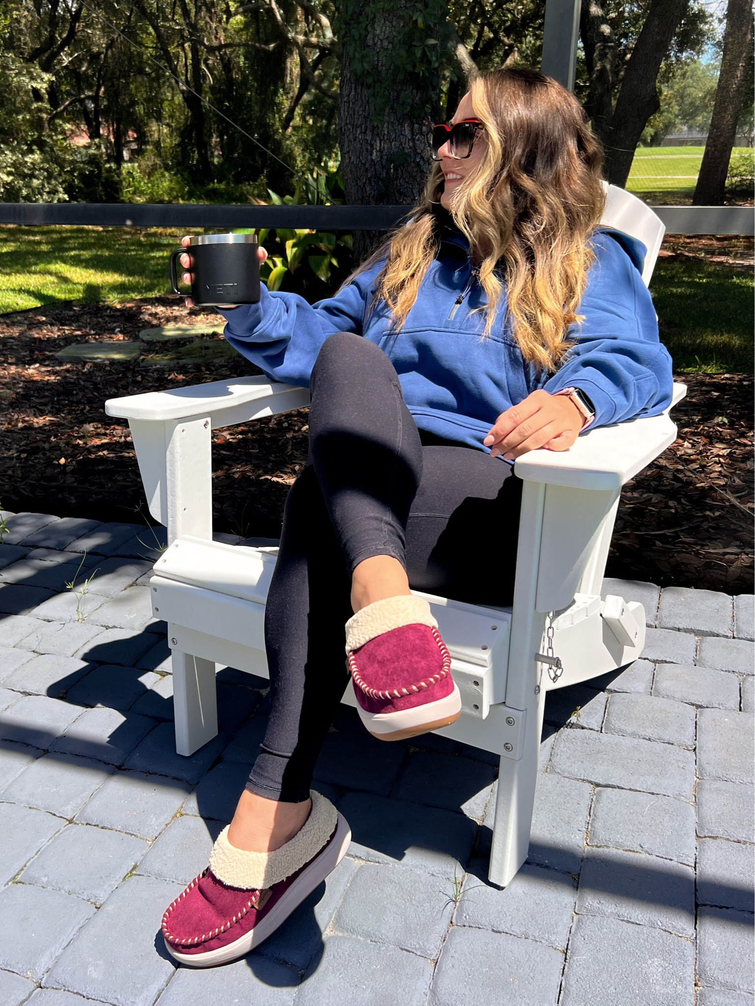 
Lululemon scuba halfzip hoodie size m/l
Leggings tts
Slippers tts


Casual fall outfits, mom errands outfits, Cozy fall outfits, Camping style, camping outfits, casual fall look, yeti coffee mug

#LTKstyletip #LTKshoecrush