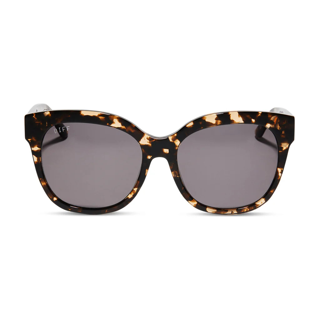 MAYA - ESPRESSO TORTOISE + GREY SUNGLASSES | DIFF Eyewear