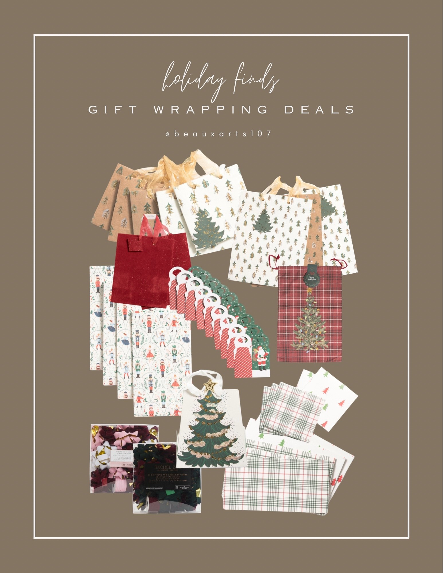 Save on these holiday gift wrapping deals starting at just $4.99 and under $14!

#LTKSaleAlert #LTKFindsUnder50 #LTKHoliday