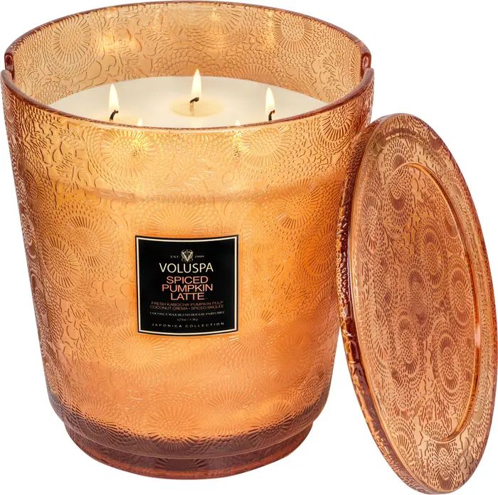 Spiced Pumpkin Latte 5-Wick Hearth Candle | Nordstrom