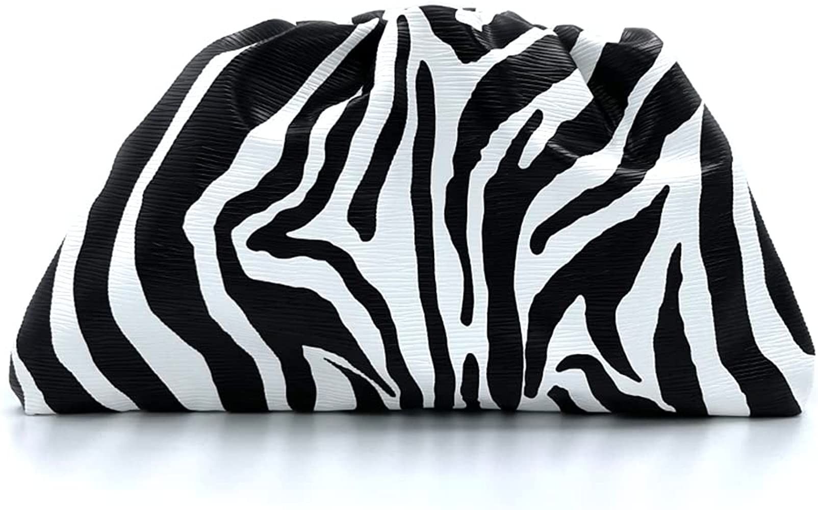 SMOOZA Women's Zebra Print Pouch Bag Cloud-Shaped Dumpling Clutch Toothpick Pattern Anti-Scratch ... | Amazon (US)
