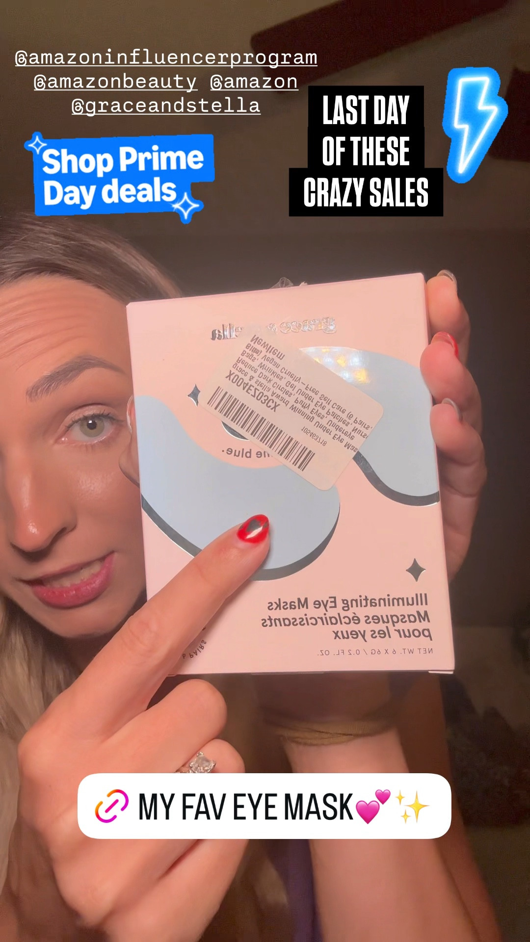 Last day to snag these Prime Day skincare faves! 👀✨ My go-to Grace & Stella eye masks (bye-bye puffy eyes!) are still on sale — plus a few more holy grail picks you don’t want to miss. Treat your skin while the deals last! 🛍️💆🏼‍♀️ 
#PrimeDayDeals #SkincareSale #GraceAndStella #EyeMask #AmazonFinds #LTKBeauty #SkincareFavorites #SkincareRoutine #SelfCare #BeautySteals #LTKSale #LastDayDeals #LTKPrimeDay #UnderEyeMask #HydratedSkin #amazoninfluencer 

#LTKSaleAlert #LTKFindsUnder50 #LTKBeauty