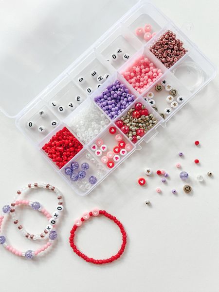 valentine’s day diy craft kit for kids, bracelet making activity box, etsy finds

#LTKunder50 #LTKkids #LTKSeasonal