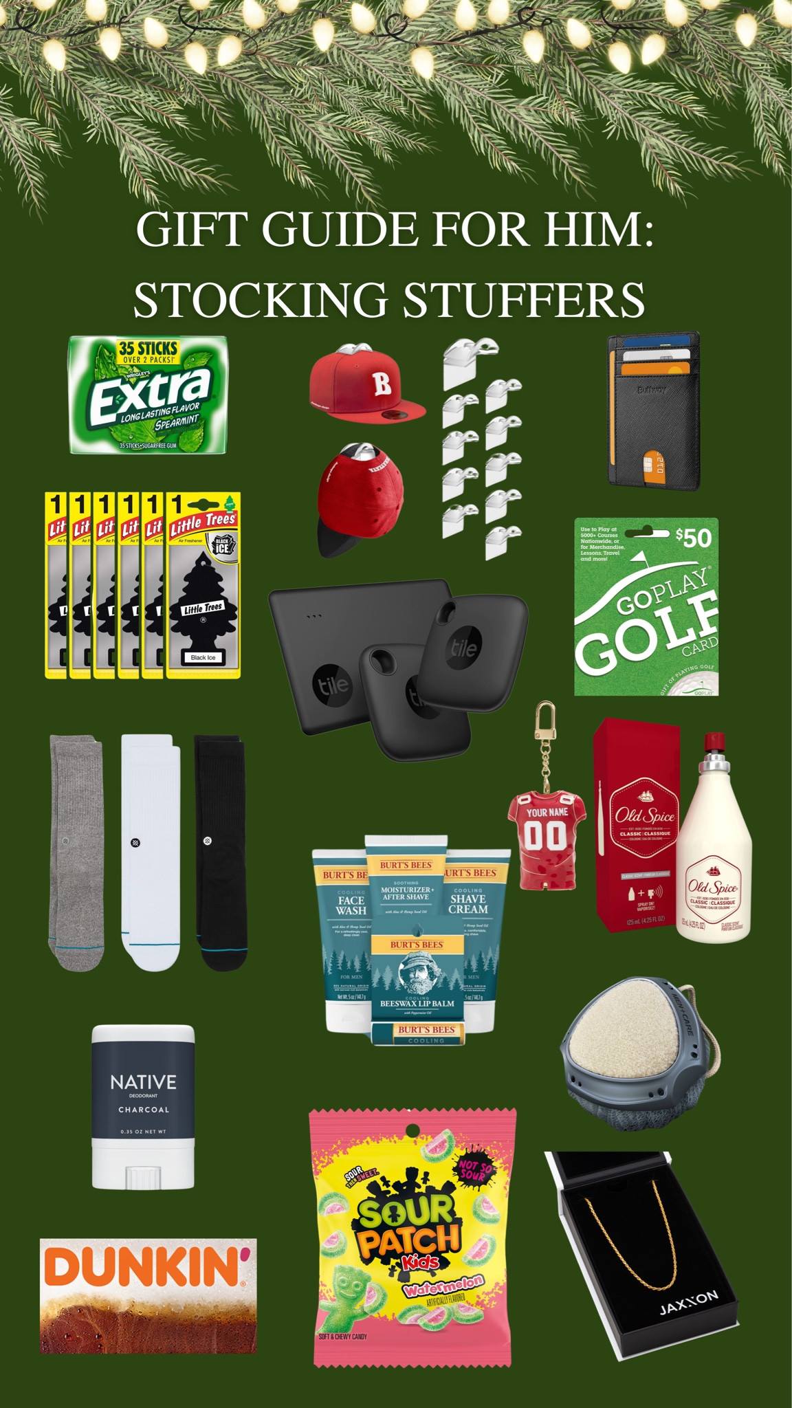 stocking stuffers for him ✨