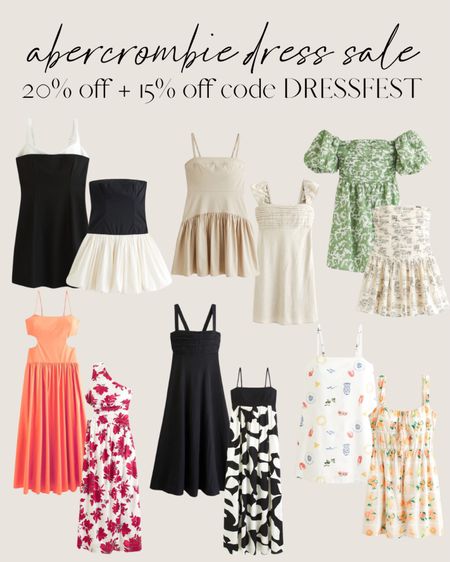 Abercrombie dress sale 20% off plus stackable code DRESSFEST 🙌🏻🙌🏻

Summer dress, summer style, summer event, mini dress, sun dress

#LTKStyleTip #LTKSaleAlert #LTKTravel
