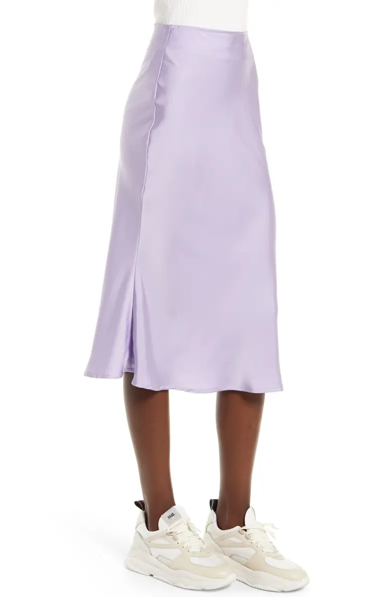 Bias Cut Satin Slip Skirt | Nordstrom