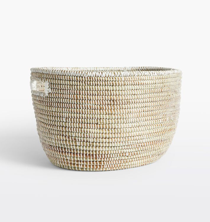 Burres Oval Woven Basket | Rejuvenation