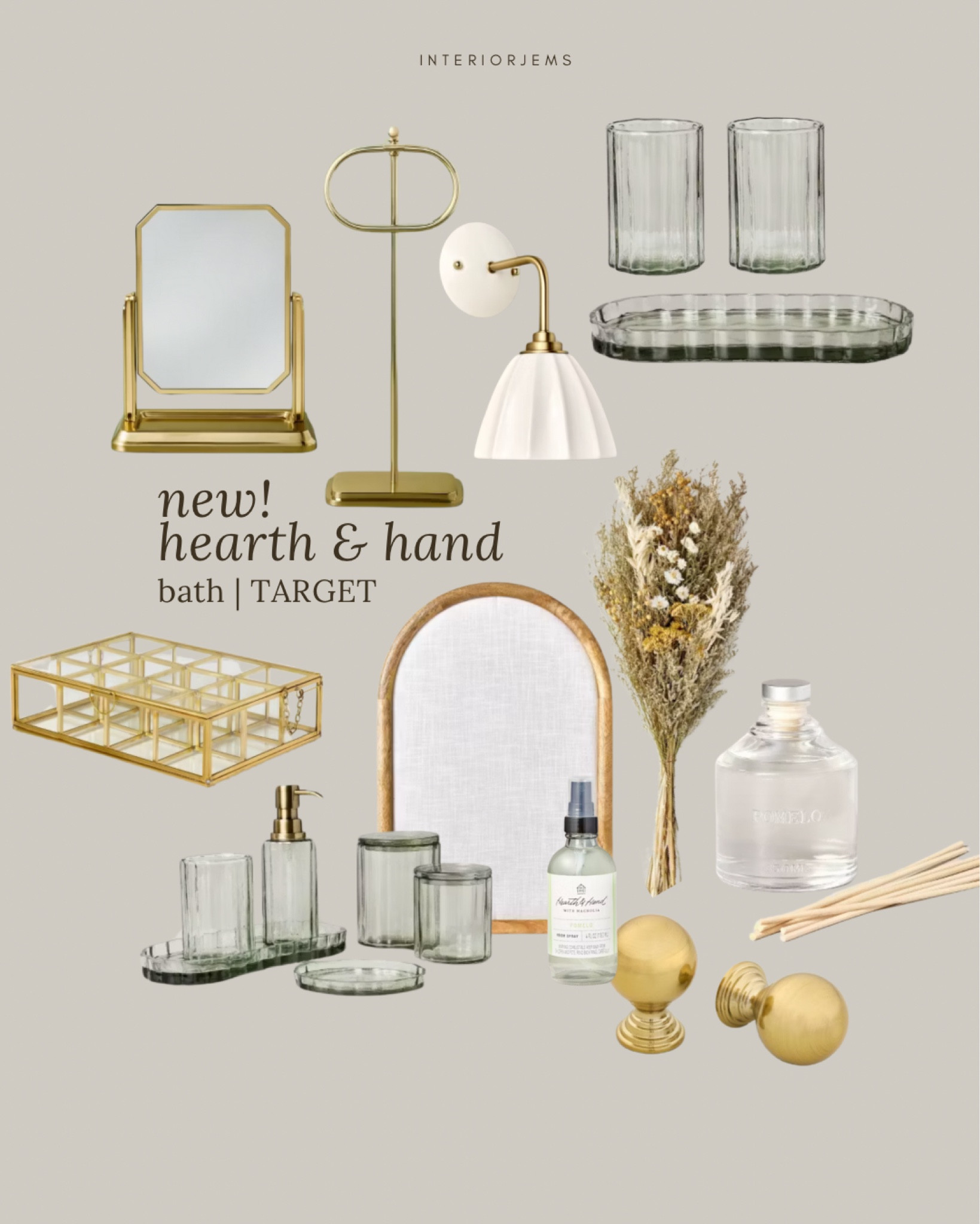 New from Art and hand for target some of this will be released tonight. Lots of itself out, so don’t wait. Be sure to add to your cart, bathroom must have from target, affordable, bathroom, accessories, bath, mirror, wall mirror.

#LTKHome #LTKStyleTip #LTKSaleAlert