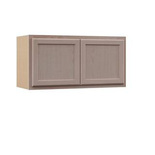 Recessed Panel 36 in. W x 12 in. D x 18 in. H Assembled Wall Bridge Cabinet in Unfinished | The Home Depot