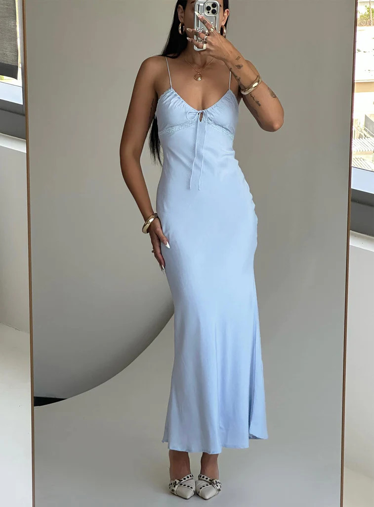 Emily Maxi Dress Blue | Princess Polly US