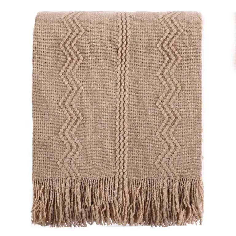 Battilo Khaki Throw Blanket Soft Lightweight,Neutral Blanket for Indoor & Outdoor Use,Housewarmin... | Walmart (US)