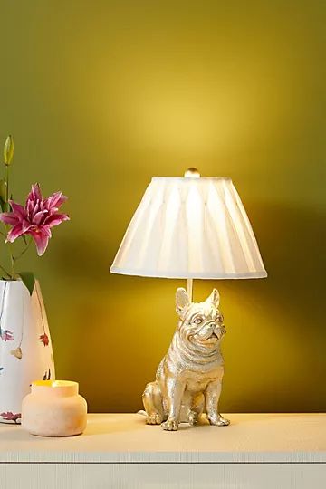 Frank the Frenchie Table Lamp | Anthropologie (US)