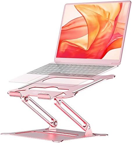 Urmust Laptop Notebook Stand Holder Adjustable Ultrabook Stand Riser Portable Compatible with MacBoo | Amazon (US)