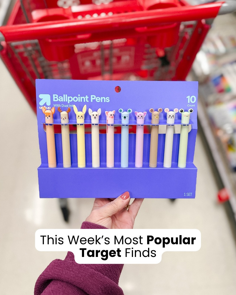 Here’s a peek at the most popular items at Target this week! Some clothing & shoes for spring, fun new stationery, storage and more.

#LTKSaleAlert #LTKTravel #LTKmomlife