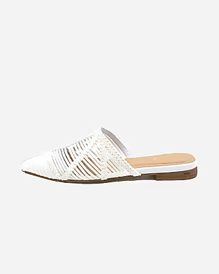 KAANAS Madeira Pointy Basketweave Mule | Express