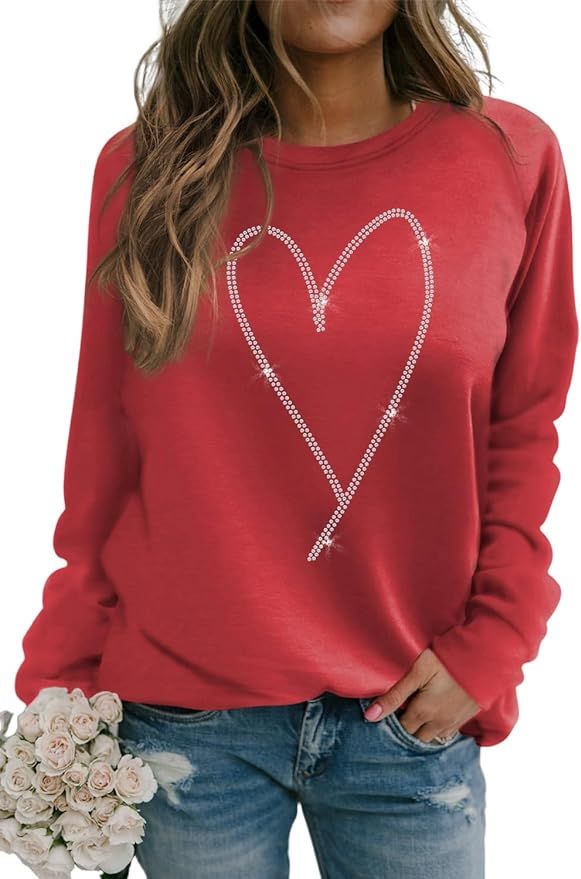 KevaMolly Womens St Patricks Day Sweatshirt Solid Round Neck Raglan Sleeve Sweatshirt Casual Dail... | Amazon (US)