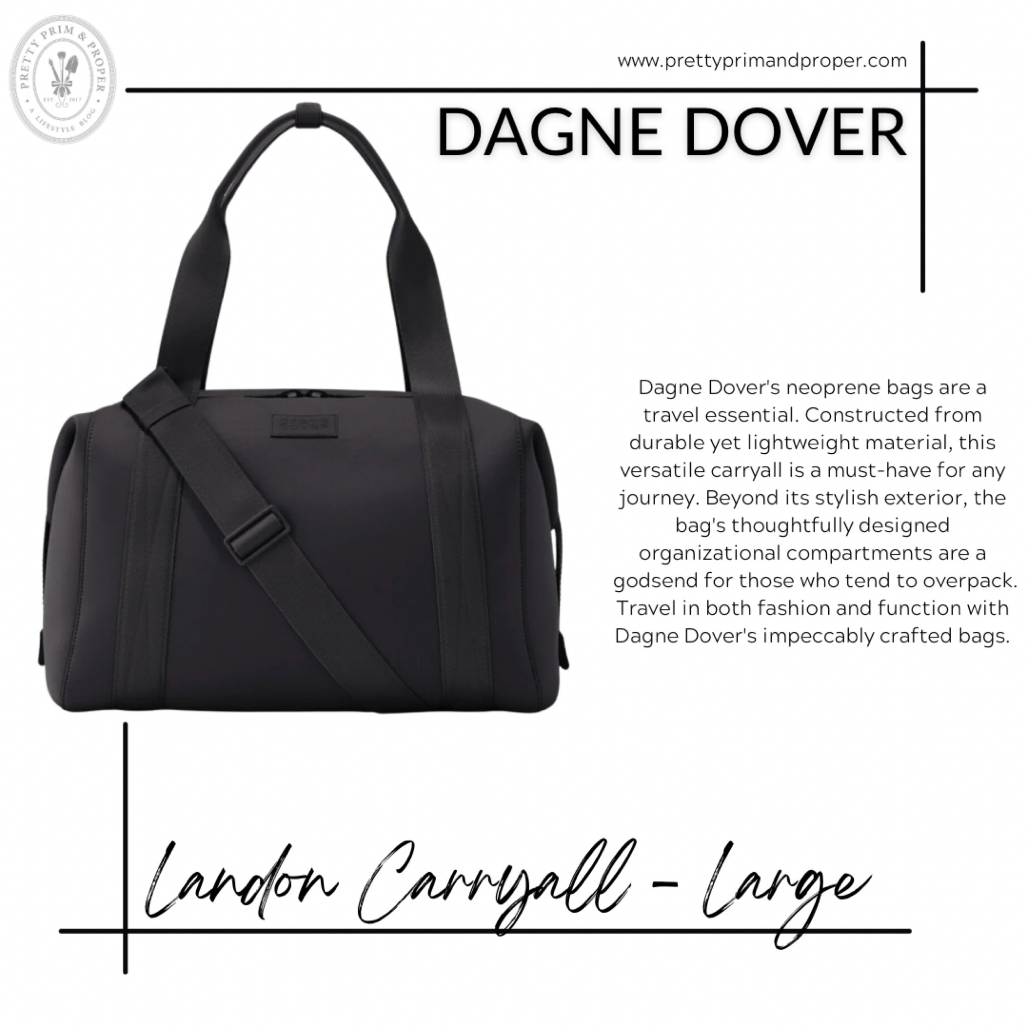 During my overnight trips, the spacious Dagne Dover large duffle bag has proven to be incredibly versatile. Its expandable design allows for ample storage capacity, accommodating all my essentials with ease. Opting for the sleek black variant was a practical choice, ensuring adaptability to the unpredictability of travel scenarios and seamless coordination with my other luggage pieces.

Equipped with a dedicated slot for my cell phone, a convenient crossbody strap, and interior mesh pockets for efficient organization, this duffle bag excels in functionality. I entrusted this bag as my personal item during a lengthy flight to Europe a few years back, and its ideal dimensions made it a perfect fit for under-seat storage, keeping all my necessities within arm's reach. The bag truly impresses with its generous packing capacity and practical features.


#LTKtravel