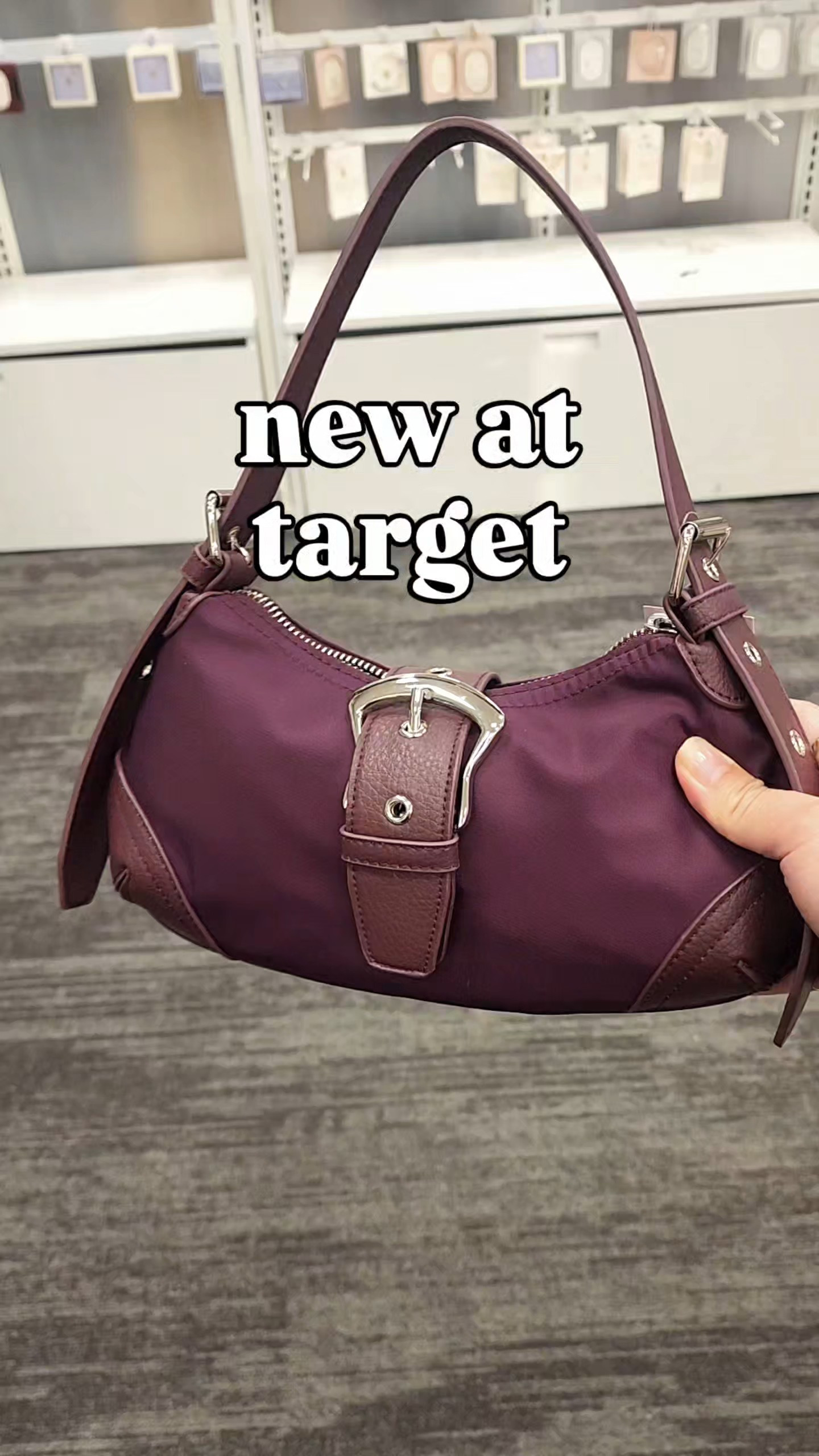 This new target bag is available in a beautiful burgundy color that's easy to style for everyday wear. Handbag, target shoulder bag

#LTKSeasonal #LTKootd