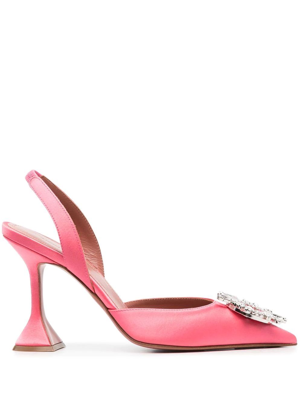 Amina Muaddi Begum 100mm Pumps - Farfetch | Farfetch Global