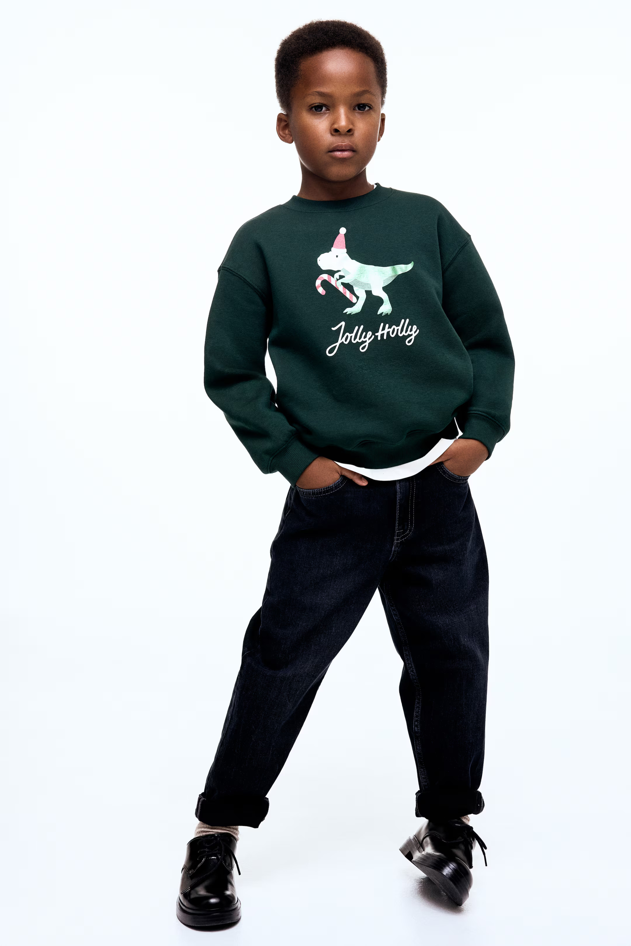 Printed Sweatshirt | H&M (US + CA)