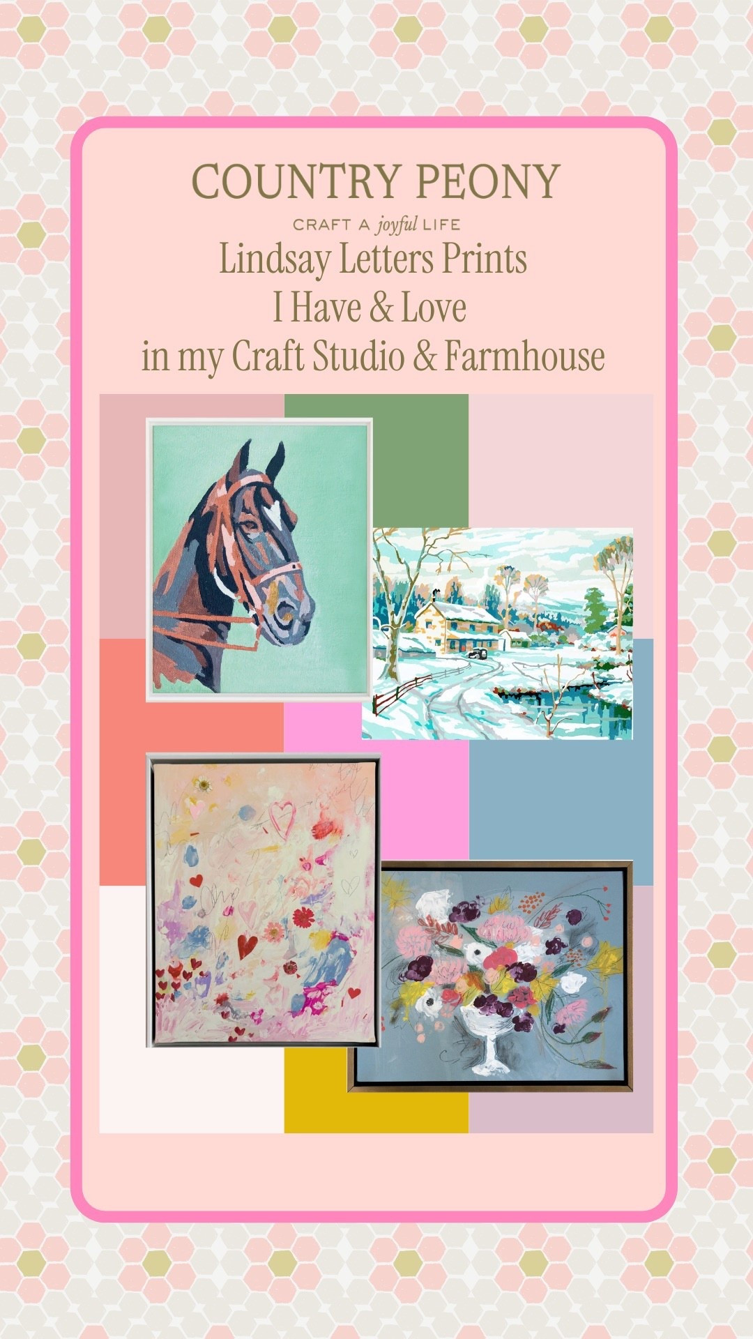 Favorite Lindsay Letters prints I have and love in my craft studio & farmhouse!

#LTKHome