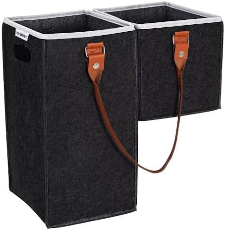 Detachable Felt Stair Basket for Wooden and Carpet Stairs| 8.5” Step Sturdy Storage Organizer w... | Amazon (US)