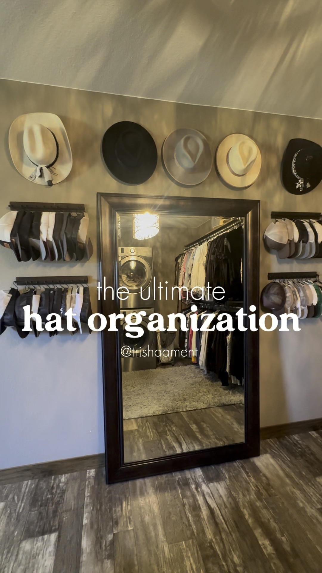 As someone with a major hat addiction, I had to find a way to keep them organized in my closet! Plus, now my hats act as functional decor. It was truly a win win 💁🏻‍♀️✨

#farmhousedecor #farmhouseorganization #farmhousestyle #closetorganization #hatorganization #organizationideas #organizationhacks #functionaldesign #functionaldecor #decorhacks #farmhouseliving #closetgoals #closetdesign #amazonorganization #momfluencer #instagramfamily

#LTKFindsUnder50 #LTKHome #LTKVideo